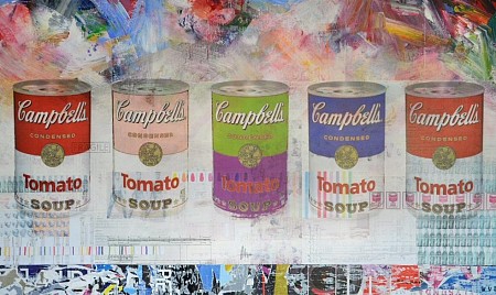 Campbells Soup geschilderd door WVD ART